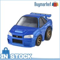 Takara Tomomy Tomica ChoroQ Zero ดึงกลับรูปแบบความเร็วสูง GT-R นิสสัน (R34)