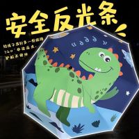 Fashionable Childrens Umbrella~Tyrannosaurus Safety Children Dedicated Umbrella Fully Automatic Rosemary Pupils Kindergarten Boys Ultra-Light Portable Straight Rod