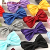 【cw】 HUISHI Bowtie Men Ties Fashion Wedding Bow Tie Color Wholesale Accessories 【hot】