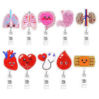 Cute Gift New Style Nurse ID Card Badge Reel Clip Keychain