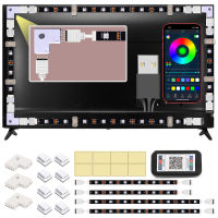 Bluetooth LED Light Strip 5V 5050 smd WIFI RGB Strip with 90 Degree Connector USB Strip Light For Toshiba LG samsung