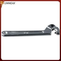 UMMEAX หัวกลมกลม ประแจพิน C 1 1/4-3 "(32-76มม.) เงินสีเงิน เครื่องมือประแจเลื่อน อุปกรณ์ที่ใช้ในการผลิต ตะขอประแจเกี่ยว สำหรับเครื่องมือเครื่องจักร