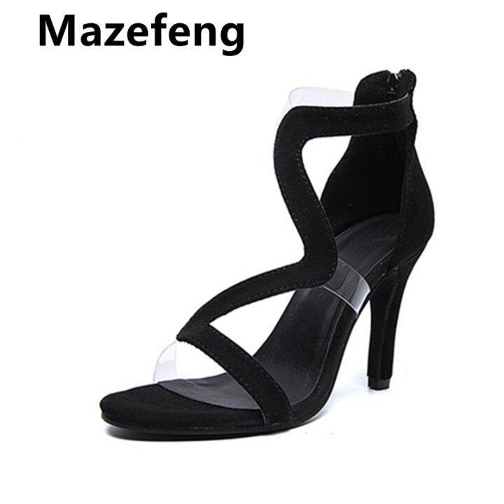 ขายดีที่สุด-ioztt2023-mazefeng-brand-gladiator-sandals-heels-shoes-street-females-toe-clip-on-strappy