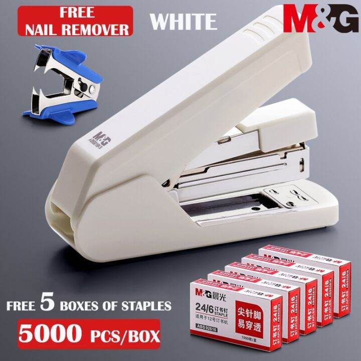 M&G Heavy Duty Stapler Effortless Paper Stapling Machine 50 Sheet
