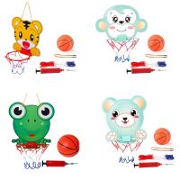 Bastetball Game Toys Indoor Basketball Hoop Sports Training for Kids PartyGame Portable for FamilyFriends Durable Use