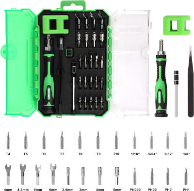 HURRICANE 27 in 1 Precision Screwdriver Set with Magnetic Driver Kit, Professional Electronics Tool Kit for Repair iPhone, Android, Computer, Laptop, Watch, Glasses, PC etc