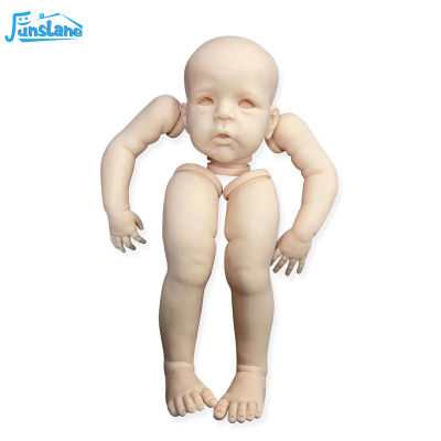 FunsLane ชุดแม่พิมพ์ตุ๊กตาซิลิโคน25นิ้วตุ๊กตารีบอร์นชิ้นส่วนตุ๊กตาที่ยังไม่เสร็จสำหรับผู้รักงานฝีมือ (ไม่มีเสื้อผ้า)【cod】