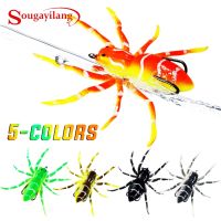 【lz】□  Sougayilang-Isca aranha artificial com ganchos iscas de pesca isca macia água salgada baixo novo estilo 75 centímetros 5pcs S-7G-