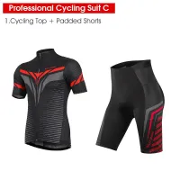 WEST BIKING Professional Cycling Set MTB Bike Clothing Racing Bicycle Clothes Uniform Summer Quick-dry Cycling Jersey Set