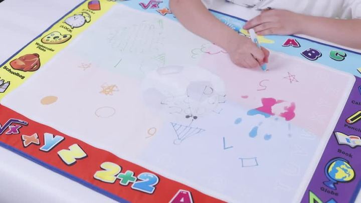 Aqua Coloring Mat,Kids Toys Large Water Painting Mat,Toddlers