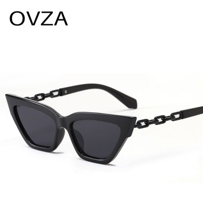 แว่นตาแว่นกันแดดผู้หญิงย้อนยุคตาแมววินเทจ OVZA ผู้หญิง S1061