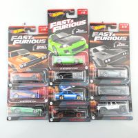 Hot Wheels Fast and Furious Cars NISSAN SILVIA S15/MITSUBISHI ECLIPSE/TOYOTA SUPRA/FORD ESCORT 1/64 Die-cast Model HNR88