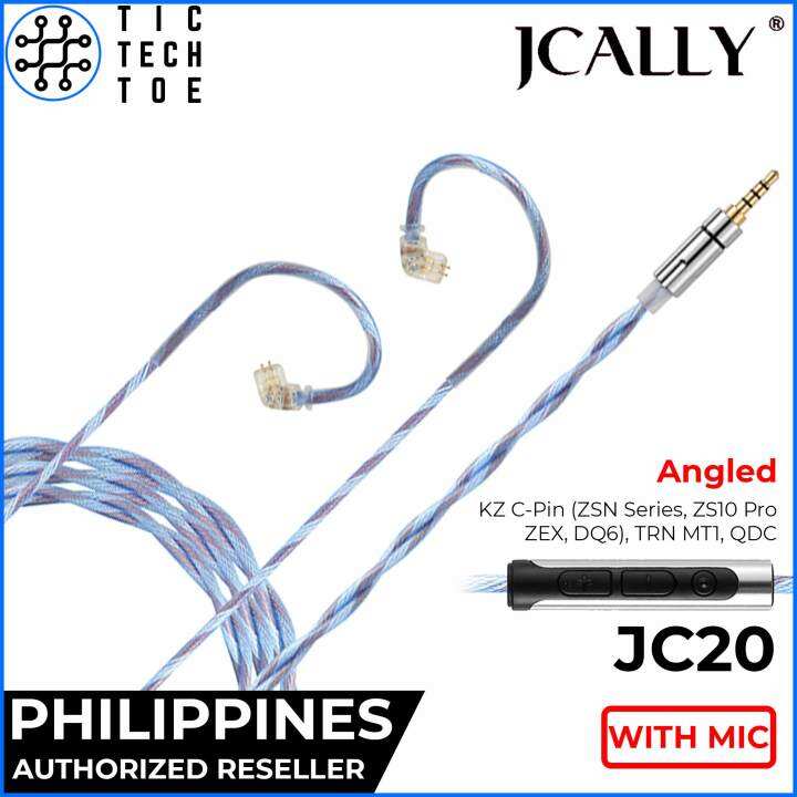 JCALLY JC20 364 Spiral Coil Braided Upgrade Cable with Mic Lazada PH