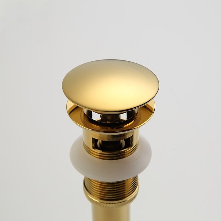 brass-basin-sink-pop-up-drain-brass-drain-plug-gold-bathroom-sink-drain-with-and-without-overflow-by-hs2023