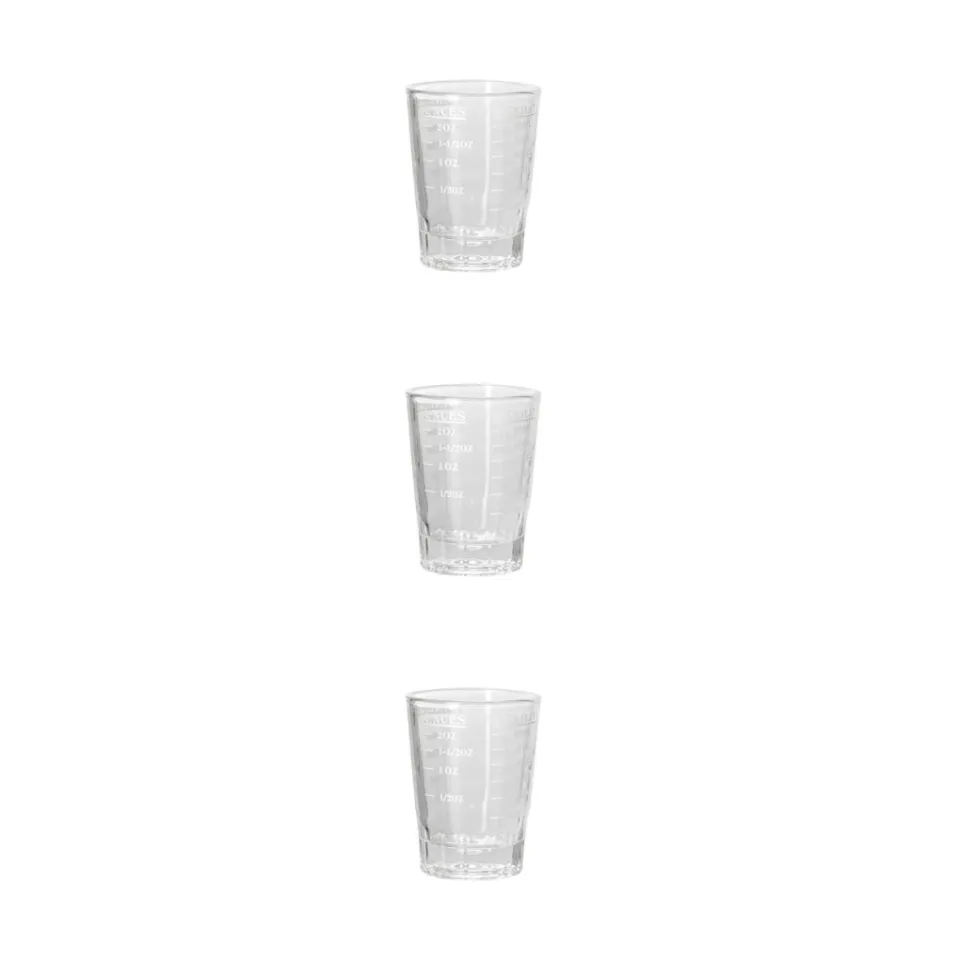 60ML Glass Measuring Cup With Scales Shot Heavy Ounce Cups Baking