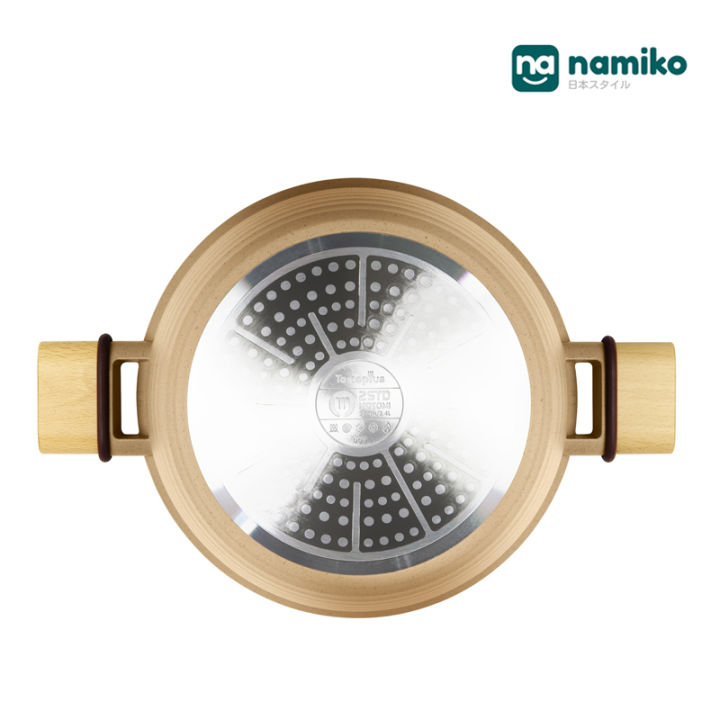 namiko-x-taste-plus-อุปกรณ์เครื่องครัวหม้อและกระทะ-nonstick-สไตล์ย้อนยุค-ใช้กับเตาทุกประเภท
