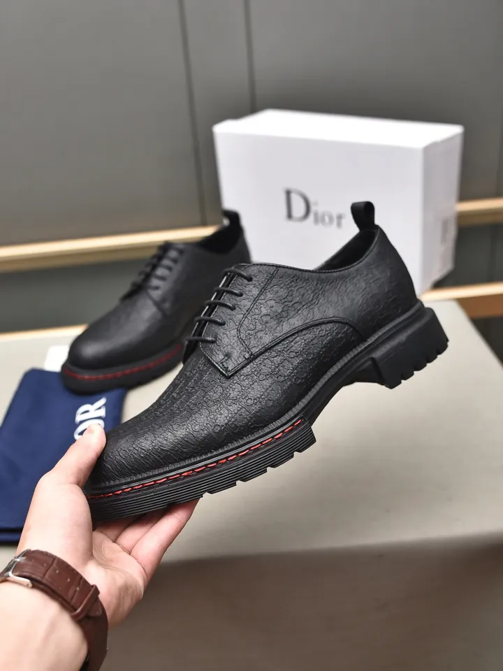 High-end Gift BOX] Original Business Casual Shoes 𝔾𝕦𝕔𝕔𝕚 Top Luxury Men  Shoes Lightweight and Breathable Formal Shoes