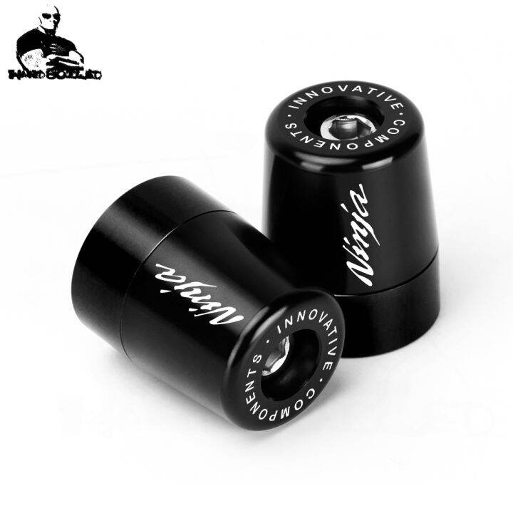 1-pair-motorcycle-grip-handlebar-end-cap-aluminium-alloy-for-kawasaki-ninja-250-300-400-650-handle-bar-grips-end-plugs-accessory