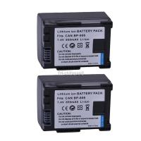 2Pcs BP-808 BP 808 BP808 Battery for Canon BP-809 819 827 HF200 HF20 HG21 HG20 FS200 FS21 FS22 HFS30 HFM41 HFM400 FS300 FS100 ready stockagapi