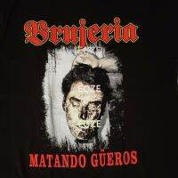 {High-end clothing} จัดส่งฟรีในวันเดียวกันใหม่เอี่ยม BRUJERIA Matando Gueros เสื้อเชิ้ตขนาดกลาง