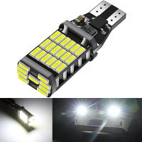 1ชิ้นไฟถอยรถยนต์ T15 W16W หลอดไฟ LED แคนบัสปราศจากความผิดพลาด12V/24V 4014 SMD 7000L แสงสว่างสีขาวมากแบตเตอรี่สำรองสำหรับรถบรรทุกไฟติดรถยนต์