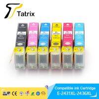 Tatrix สำหรับ24XL T2431 T2432 T2433 T2436 T2435 T2434ตลับน้ำหมึกที่เข้ากันได้สำหรับการแสดงภาพของ Epson XP-55/750/760/850/860/950