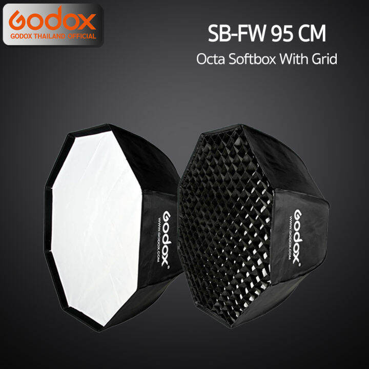 godox-softbox-sb-fw-95-cm-octa-softbox-with-grid-bowen-mount-วิดีโอรีวิว-live-ถ่ายรูปติบัตร-สตูดิโอ