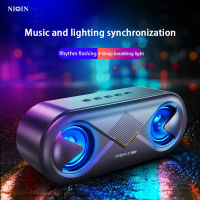 Portable Bluetooth 5.0 Speaker Wireless 4D Stereo Sound Loudspeaker Outdoor Double Speakers Support TF CardUSB DriveAUX Player