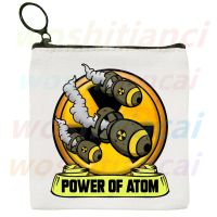 【CW】 Fallout Game Vault Coin Purse Female Student Canvas Clutch Small