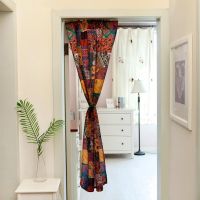 【YD】 1 piece Hanging Cotton Door Curtain Half Partition Curtains Bedroom Room