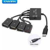 [HOT TALQQQWWEGE 583] Onvian Type-C อะแดปเตอร์ USB สาย OTG USB 3.0/2.0ชายกับ USB Micro หญิงอะแดปเตอร์ USB HUB สำหรับ Samsung Xiaomi Huawei จัดส่งที่รวดเร็ว