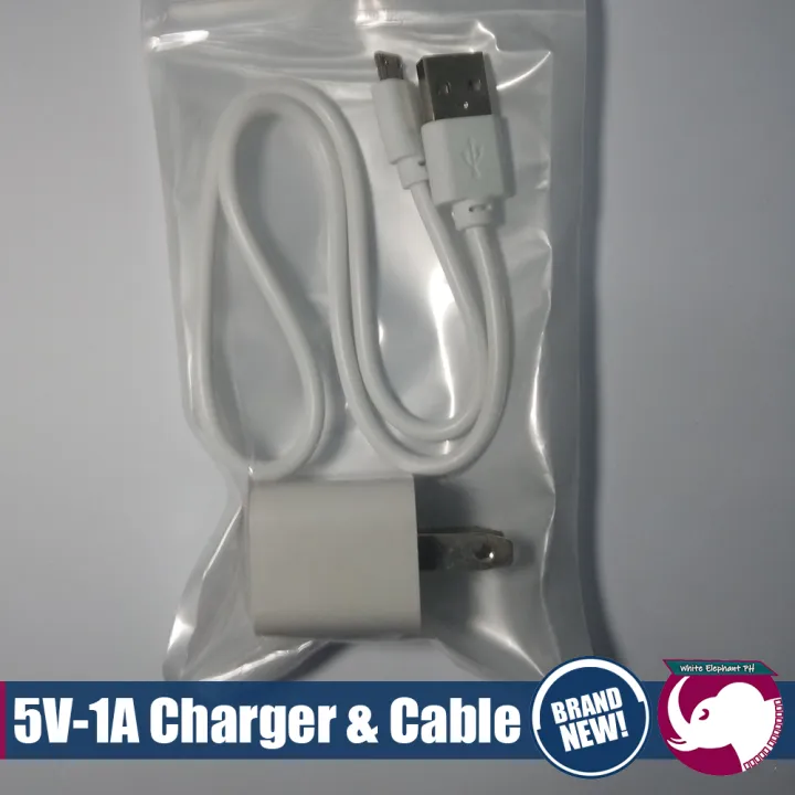 5V1A Charger and MicroUSB Cable Lazada PH