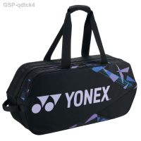 YONEX 2023รุ่นทัวร์ทัวร์นาเมนต์ขนาดใหญ่กระเป๋าเทนนิสแบดมินตันพร้อมรองเท้าไม้แร็กเก็ต2-4 BA92231WEX