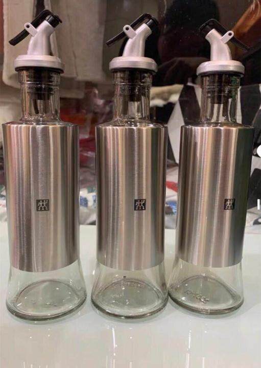 zwilling-ชุดขวดน้ำมัน-ขวดซีอิ๊ว-ขวดไวน์-ชุดขวดปรุงรส-200ml-ชุด-3-ชิ้น