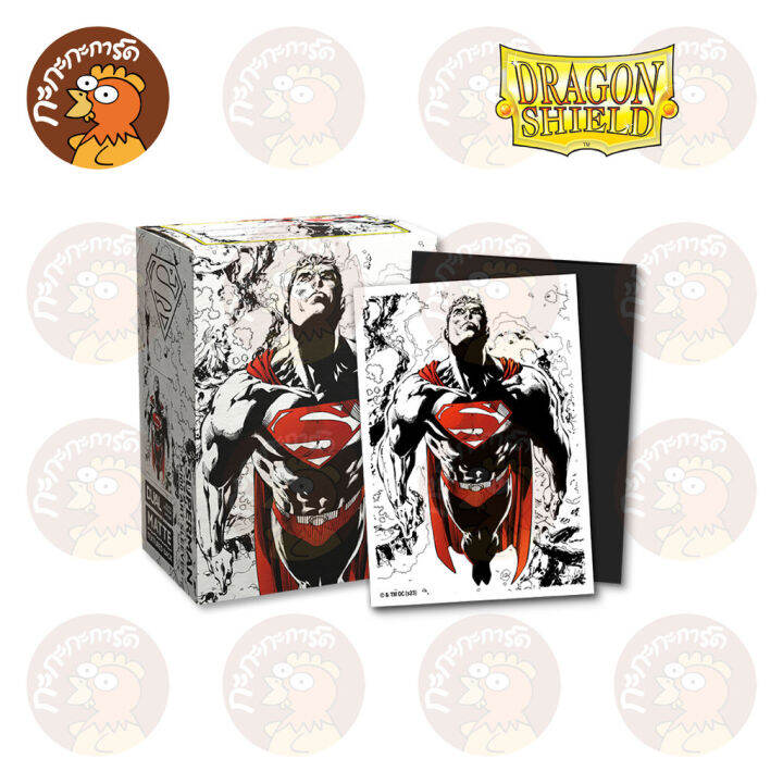 dragon-shield-superman-dual-matte-art-sleeves-ซองใส่การ์ด-100-ซอง-ลิขสิทธิ์แท้-100-standard-size