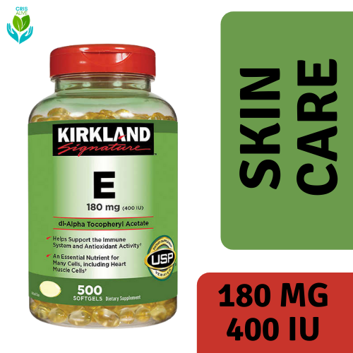 Kirkland Vitamin E 180 MG 500 Softgels Lazada PH