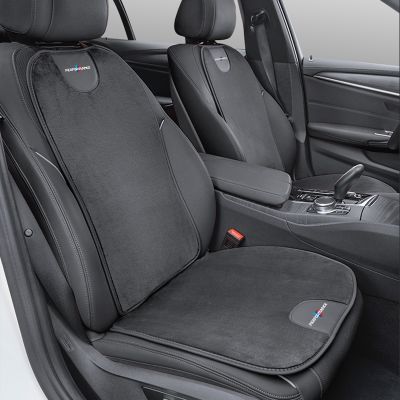 {Automobile accessories} Sarung Jok Mobil แผ่นรองหลังเบาะผ้าอุปกรณ์ตกแต่งภายในสำหรับ BMW X1 X3 X5 X4 GT G30 G20 G05 G11 E46 E9 E39 F30 E36 F20
