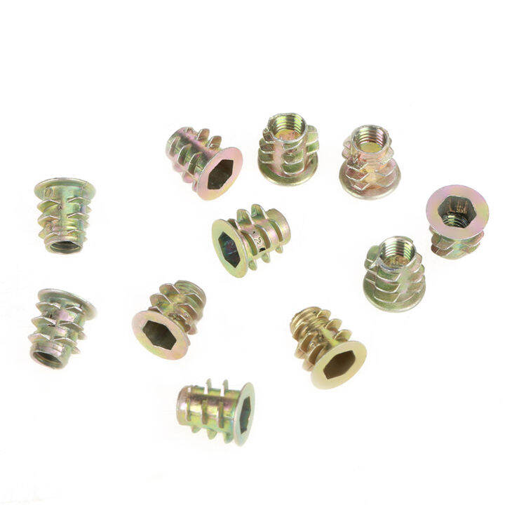 50-ชิ้น-m5x10mm-โลหะผสมสังกะสีเฟอร์นิเจอร์-hex-ไดรฟ์หัวสกรูเกลียวถั่วสำหรับเฟอร์นิเจอร์ไม้-connector-fastener