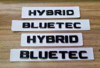 โลโก้ตัวอักษร ติดท้ายเบนซ์ ดำ * BLUETEC HYBRID * black letter logo MERCEDES BENZ E / C class E300 C300 facelift for rear