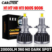 H1 H7 Led Bulbs 360 Mini H8 H11 Led Fog Lights For Projector Lenses 20000LM HB3 9005 HB4 9006 Car Lamps High Beam Auto 12V Turbo