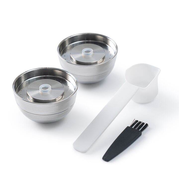 For Nespresso Vertuo Next Reusable Stainless Steel Capsule Pod