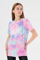 T-SHIRT - GIRLS MULTI DREAM SMUDGE SCRIPT