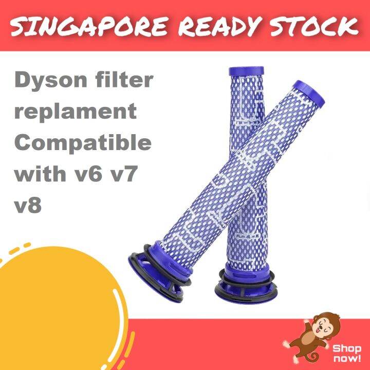 Filter Replacements for Dyson Absolute Animal Motorhead V8+, V8, V7, V6
