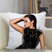 (Inventory) New Music Customization Half Lovato Sofa Decoration Pillow Case Home Decoration Pillow Case Wholesale (Contact Seller) Support free customization. Double sided printing design for pillows)