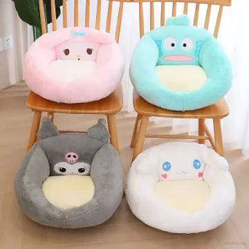 Cartoon Kuromi My Melody Non-slip Plush Chair Cushion Backrest Chair Pillow  Gift