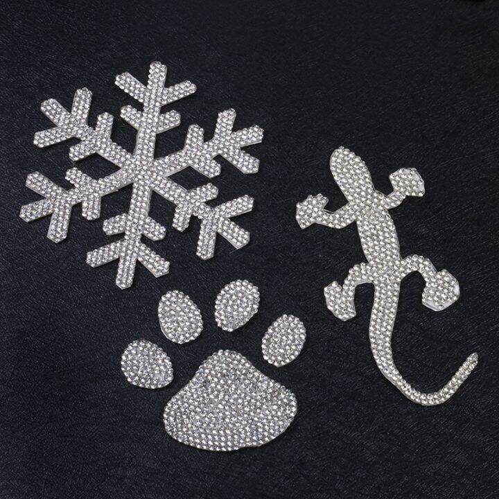 hotx-dt-rhinestone-gecko-dog-iron-on-patches-for-clothing-appliques-sticker-badge-apparel-decoration