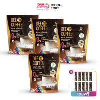 Dee Go Coffee ดี โก กาแฟ กาแฟปรุงสำเร็จ ชนิดผง เพื่อสุขภาพช่วยควบคุมน้ำหนัก 4 ห่อ แถมฟรี กาแฟขนาดทดลอง 10 ซอง By TrueShopping