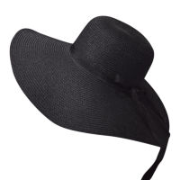 Hot Womens Wide Brim Summer Beach Sun Hat Lady Straw Floppy