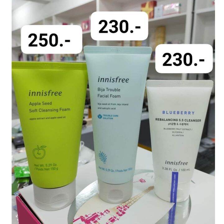 Innisfree Apple Seed Soft Cleansing Foam 150 กรัม / Bija foam 150 กรัม