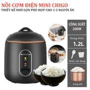 Nồi Cơm Điện Chigo Chính Hãng 1,2L, Nồi Nấu Đa Năng, Nấu Cơm, Hầm Cháo, Hấp